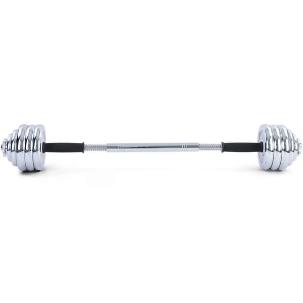 30kg Chrome Jern Håndvægt Sæt med Anti-Slip Greb & Stjerne Låse til Sikker, Alsidig Styrketræning