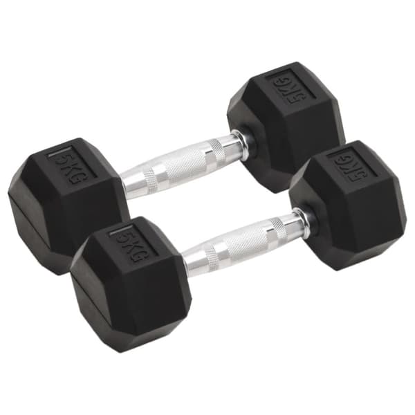 Hantlar 2 st 10 kg gjutjärn