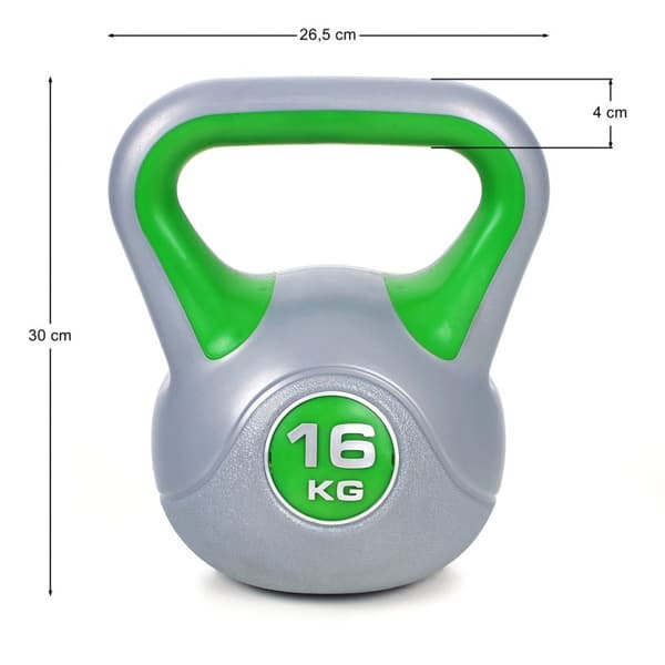Kettlebell Vinyl Hantel 16 kg