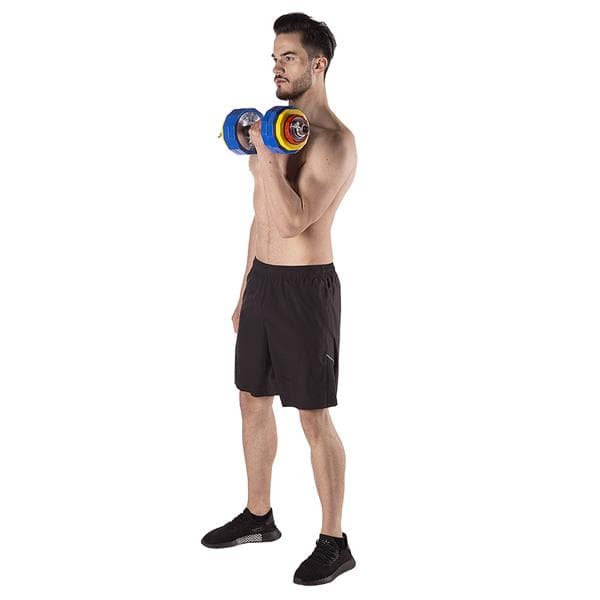 SKC20 BARBELLS-BARB I Kuffert FARVERIG 2x10KG HMS