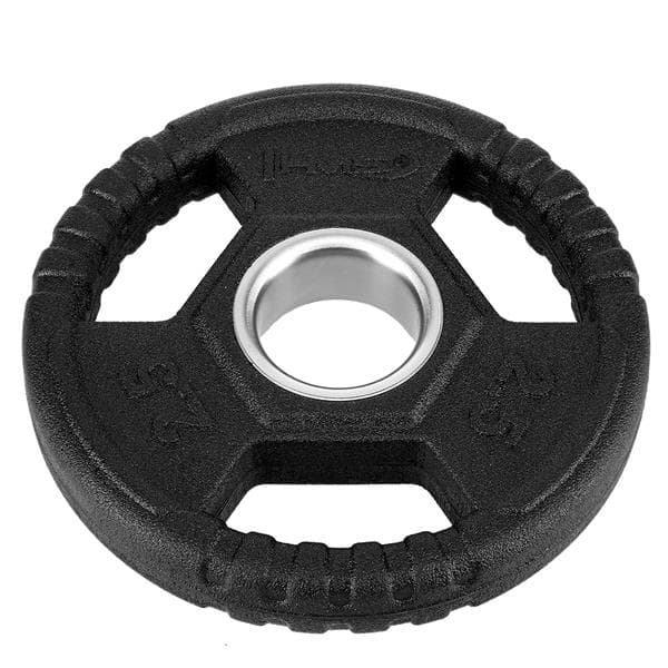 TOH02 MUSTA OLYMPIC LEVYT KUMIPINNOITETTU 2,5 KG HMS