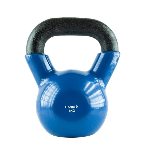 KNV08 BLÅGJUTJÄRN KETTLEBELL VINYLBELAGD HMS