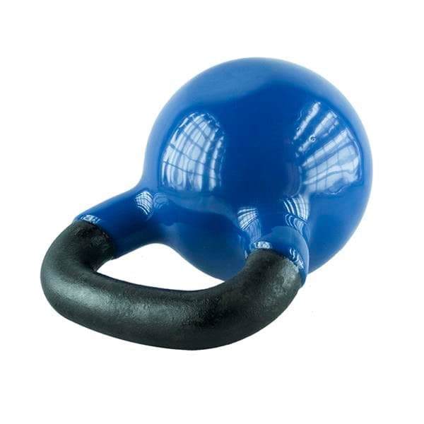 KNV12 BLÅ KETTLEBELL GJUTJÄRN VINYLBELAGD HMS