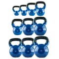 Miniatyrbillede 3 af 9: KNV24 BLÅ KETTLEBELL STØBEJRN VINYLBETRÆKET HMS
