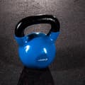 Miniatyrbillede 5 af 9: KNV24 BLÅ KETTLEBELL STØBEJRN VINYLBETRÆKET HMS