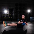 Miniatyrbillede 6 af 9: KNV24 BLÅ KETTLEBELL STØBEJRN VINYLBETRÆKET HMS