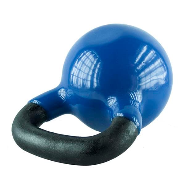 KNV24 BLÅ KETTLEBELL STØBEJRN VINYLBETRÆKET HMS