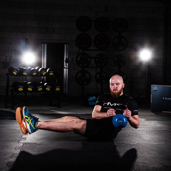 KNV28 SININEN KETTLEBELL VALURAUTA VINYYLIPINNOITETTU HMS