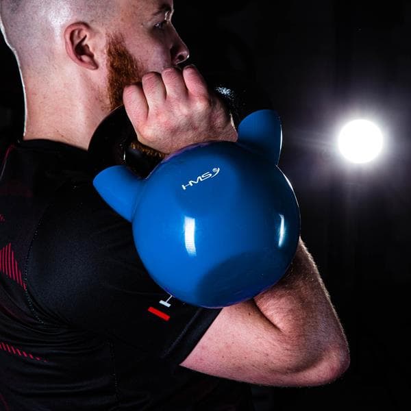 KNV28 SININEN KETTLEBELL VALURAUTA VINYYLIPINNOITETTU HMS