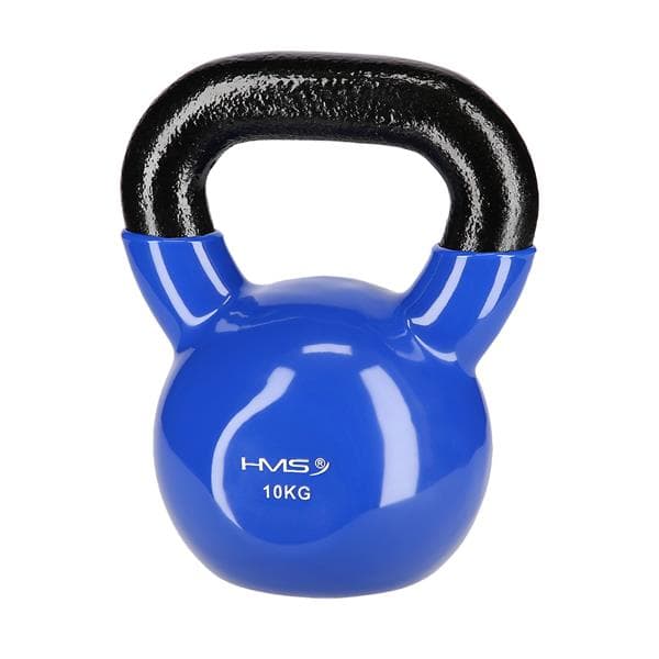 KNV10 BLÅ KETTLEBELL STØBEJRN VINYLBETRÆKET HMS