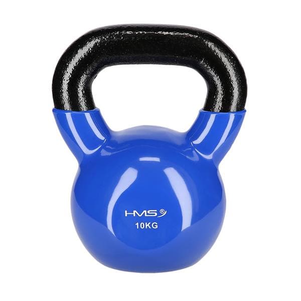 KNV10 BLÅ KETTLEBELL STØBEJRN VINYLBETRÆKET HMS