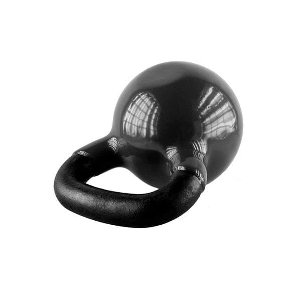 KNV06 SVART KETTLEBELL GJUTJÄRN VINYLBELAGD HMS