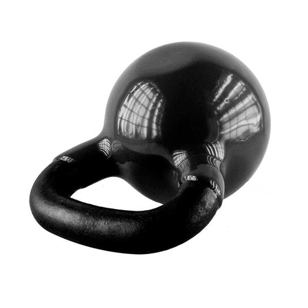 KNV12 SVART KETTLEBELL GJUTJÄRN VINYLBELAGD HMS