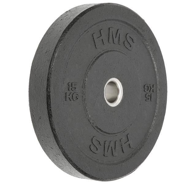 CHTBR15 SVART OLYMPISK PLATE STÖTFÖRFARE 15 KG HMS