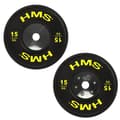 Miniatyrbillede 6 af 11: BTBR SÆT (8 STK) BUMPER HMS OLYMPISK PLADE SÆT