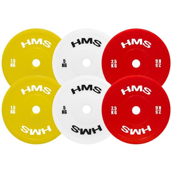 TPP02 (2 x 2,5 KG) RÖD OLYMPISK PLATTA TEKNISK PE 2 x 2,5 KG HMS