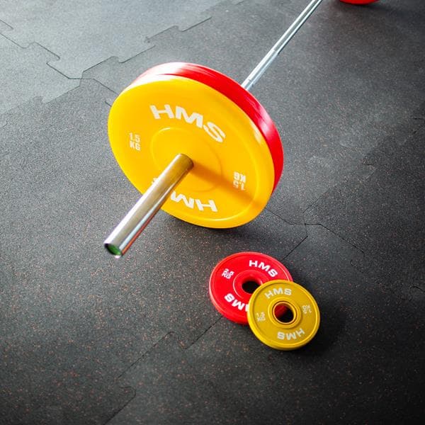 TPP02 (2 x 2,5 KG) RÖD OLYMPISK PLATTA TEKNISK PE 2 x 2,5 KG HMS