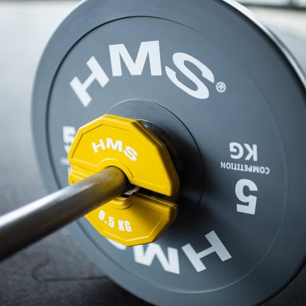 TSN50 2 x 0,5 KG PLADE TIL STYRKETRÆNING OG FITNESSUDSTYR TYPE OVERLAG 2 x 0,5 KG HMS