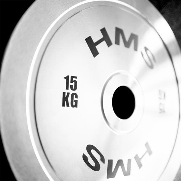 TOS150 OLYMPISK PLATA STÅL KALIBRERAD 15 KG HMS