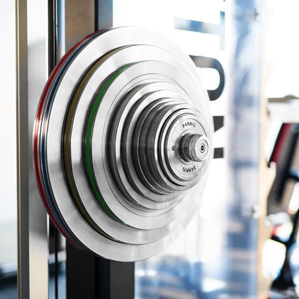 TOS150 OLYMPISK PLATA STÅL KALIBRERAD 15 KG HMS