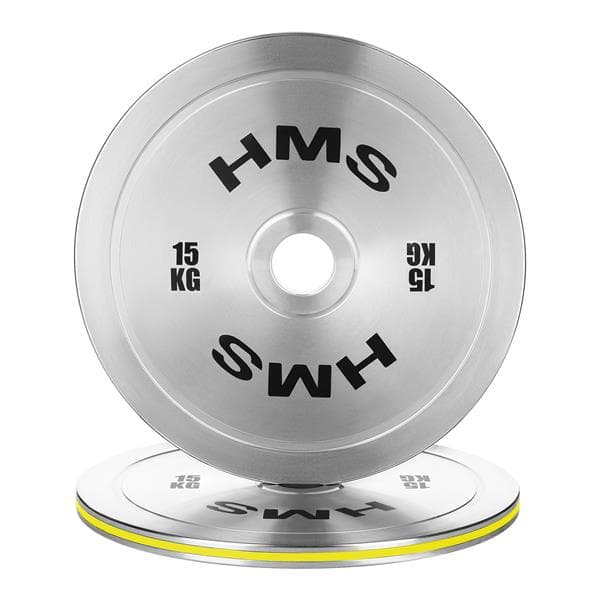TOS150 OLYMPISK PLATA STÅL KALIBRERAD 15 KG HMS