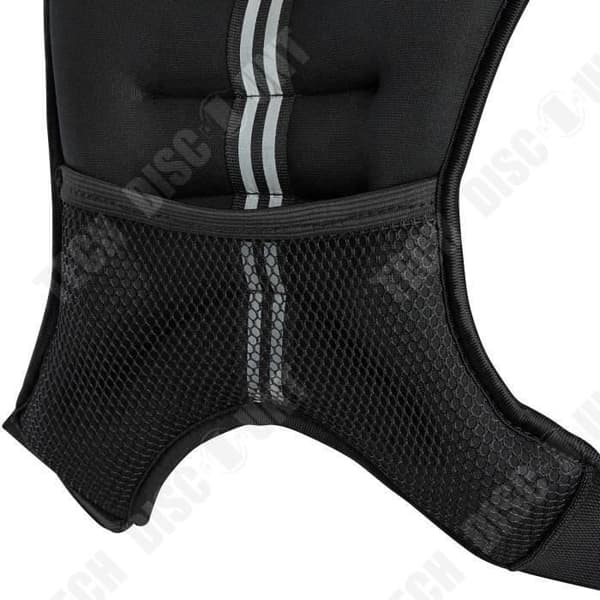 TD® Viktväst 10 Kg- Fitness; Sport Svart SVART