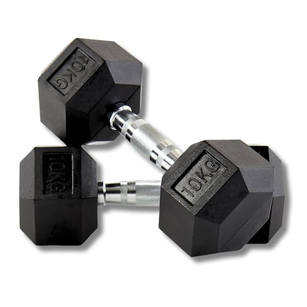 PH Fitness Hexa Dumbbell Håndvægtsæt | 2.5kg–30kg | Hexagon Håndvægte med Anti-Slip Greb | Til Styrketræning & Hjemmegym