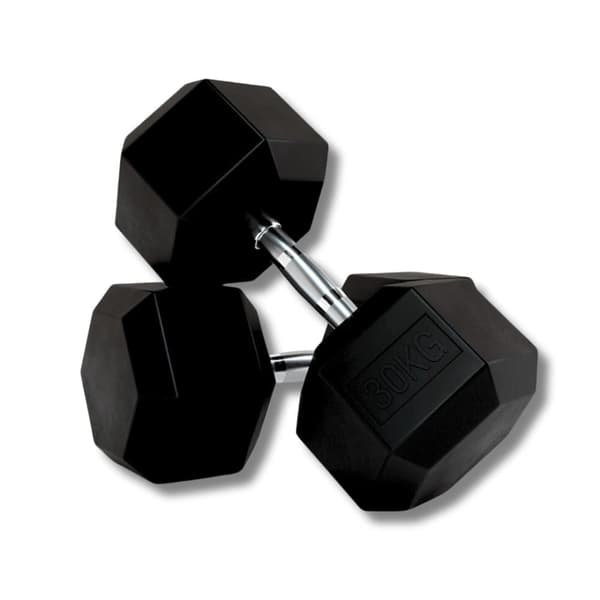 PH Fitness Hexa Dumbbell Håndvægtsæt | 2.5kg–30kg | Hexagon Håndvægte med Anti-Slip Greb | Til Styrketræning & Hjemmegym
