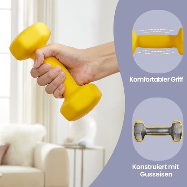 Halters, uppsättning av 2, 2 x 1 kg