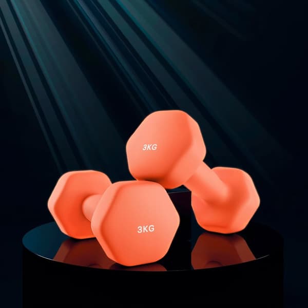 Hantelset, SONGMICS 18 SYL63OG, 7x15 cm, Orange
