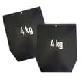 Miniatyrbild 2 av 2: Stålplatta för 15 kg Pro viktad väst - SVELTUS - 4 kg x2 - Fitness - Vuxen - Svart