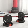 Miniatyrbillede 7 af 9: Dumbbell Vægt Sæt, 4er-Set, 2x5 kg/7.5kg, Sort