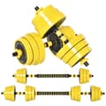 Miniatyrbillede 1 af 9: Dumbbell Sæt, 25 kg, Gul Sort