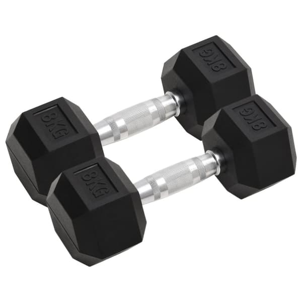 Hantlar 2 st 16 kg gjutjärn