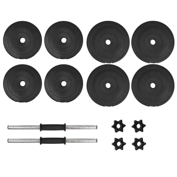 Hantelset 14 delar 20 kg