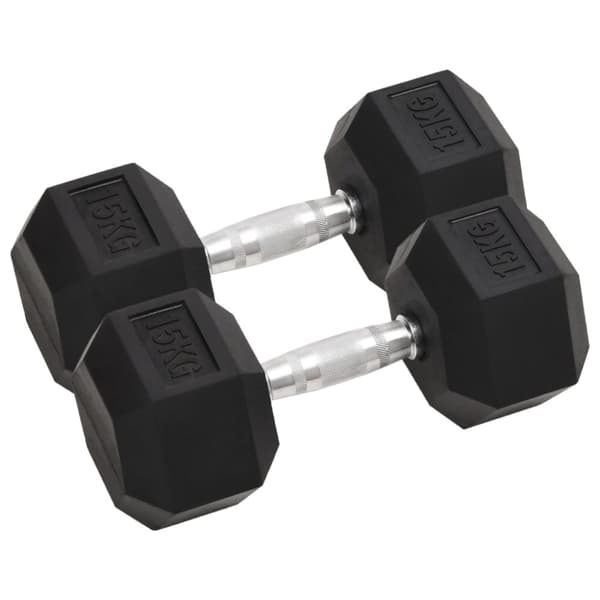 Hantlar 2 st 30 kg gjutjärn