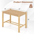 Miniatyrbild 4 av 8: Matsalspall set, 22x14x18 tum, Natur