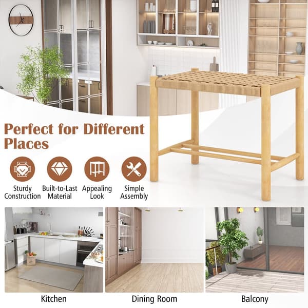 Matsalspall set, 22x14x18 tum, Natur