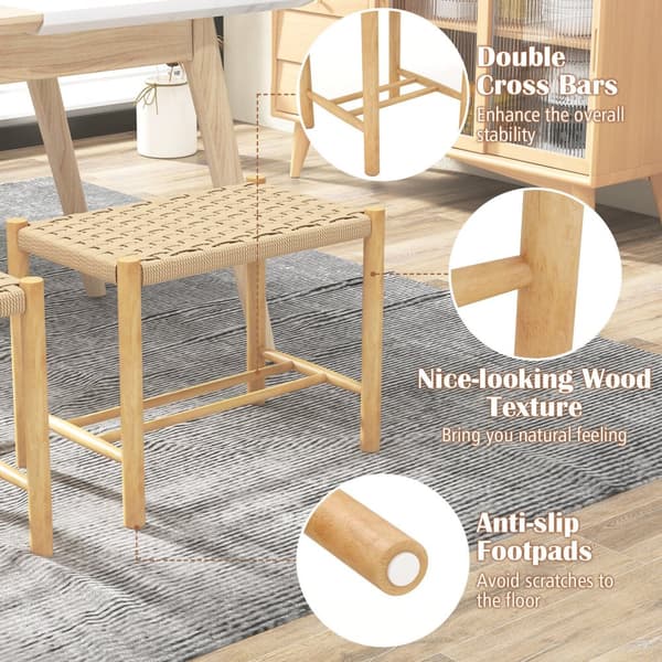 Matsalspall set, 22x14x18 tum, Natur