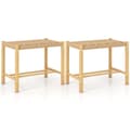 Miniatyrbild 1 av 8: Matsalspall set, 22x14x18 tum, Natur