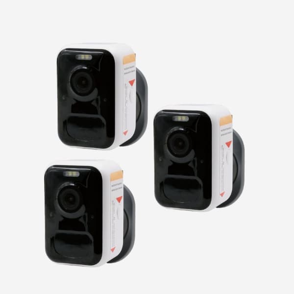 Batteridriven Övervakningskamera 2Mp och 32GB Micro SD-kort 3 PAK