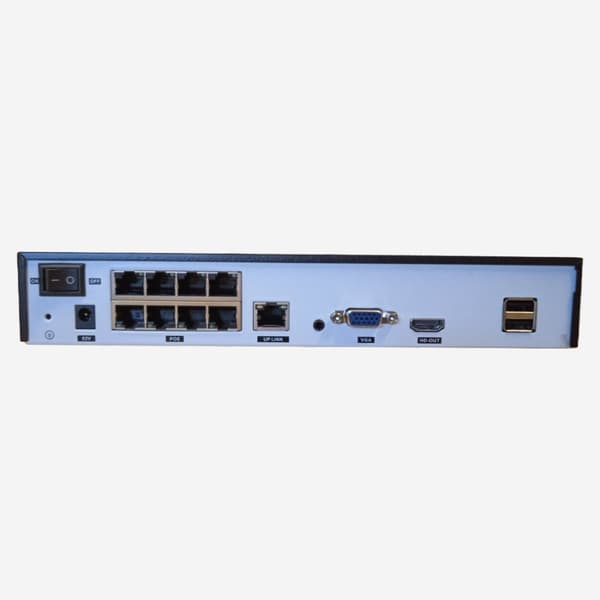 Övervakningssystem NVR-5008EZ-POE 4MP + 8 kameror