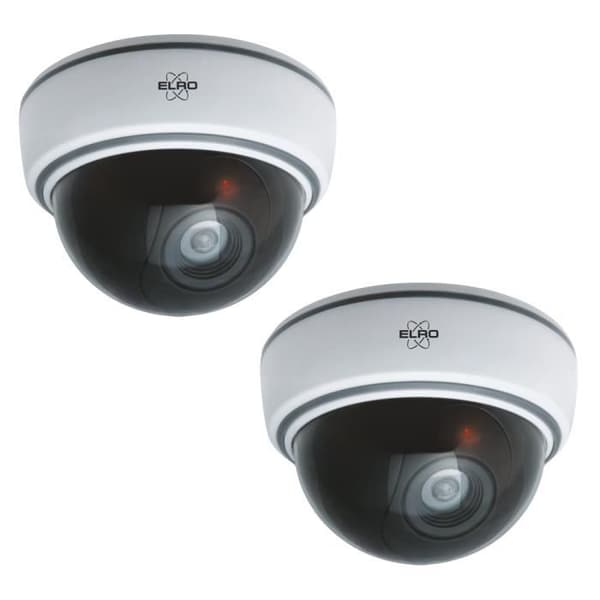 ELRO CDD15F Indoor Dummy Dome Kamera - Blixt - 2 Pack