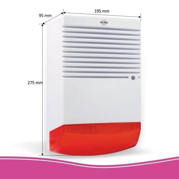 ELRO ADS1F Dummy Alarm med LED-blinkljus - Dummy