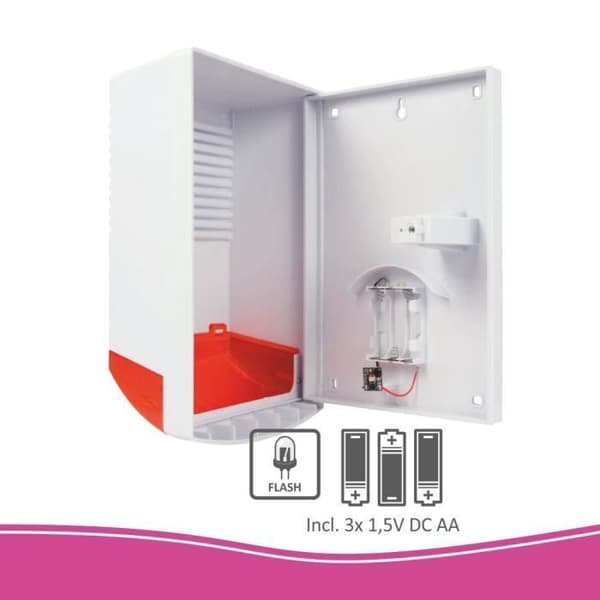 ELRO ADS1F Dummy Alarm med LED-blinkljus - Dummy
