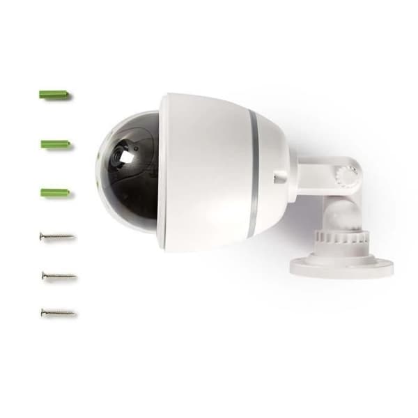 NEDIS Outdoor dummy säkerhetskamera - Dome - IP44 - Vit