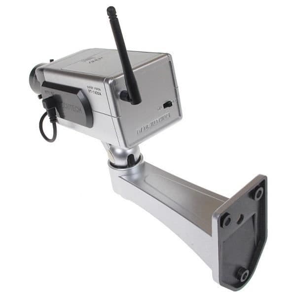 DC1400 Dummy Spy Camera med rörelsedetektor, blinkande LED och CEE IR-imitation - Svart