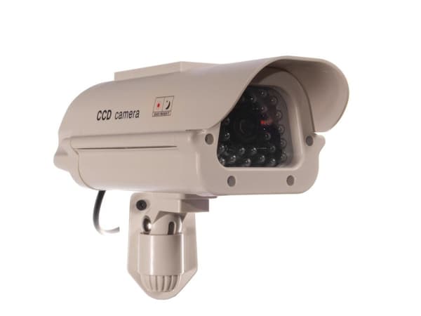 Ilmainen Dummy SOL1500 -kameran aurinkokennolla vilkkuva LED-tarra