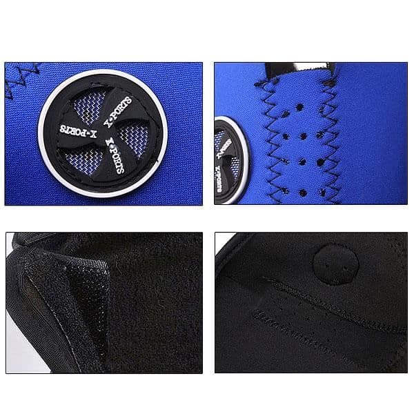 ITECHOR cykelmask - Unisex - Blå - Vind- och dammskydd - Polar