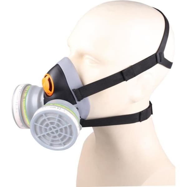 KOMFORT HALVMASK BI FILTER DELTA PLUS TILLHANDAHÅLLS FÖR 2 FILTERSKYDD I M6000-SERIEN SÄLJS SEPARAT - M6400EGT-masker